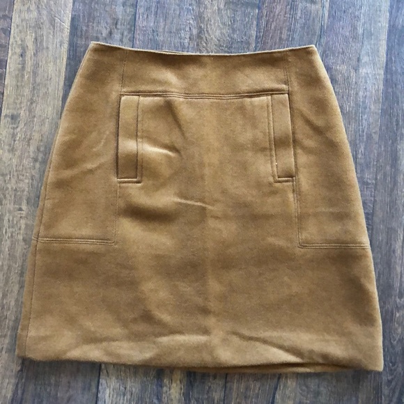 LOFT Dresses & Skirts - Loft tan/brown wool skirt 2 petite